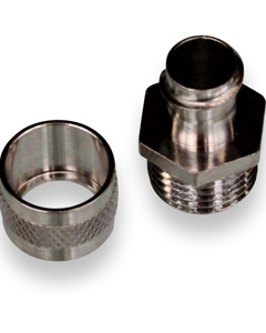 Screw union f/protective hose metal NW12-M16